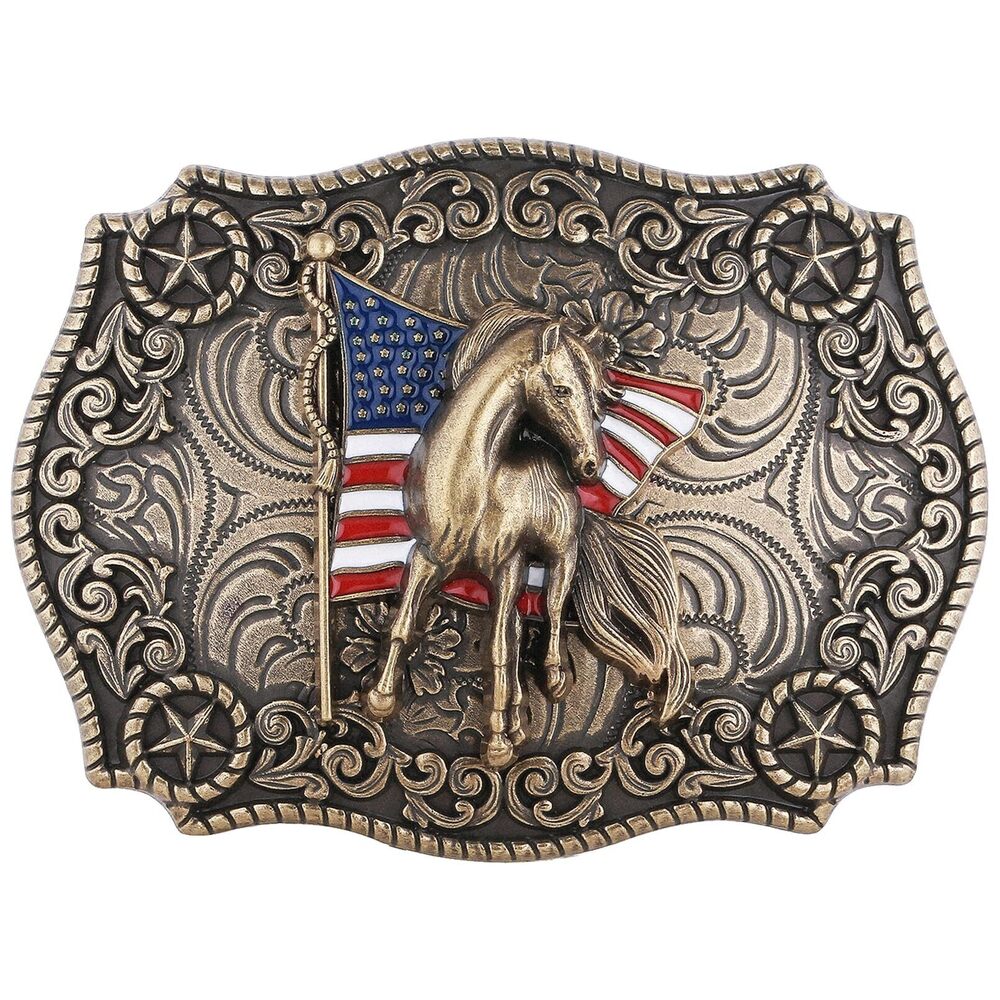 1045 Longhorn Bull Cowboy Belt Buckles Western Belt Buckle Rodeo Durable